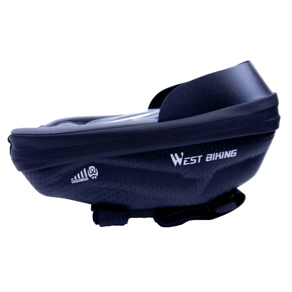 West Biking Bicycle Phone Bag Touch Screen Navigation GPS Black US Shipper